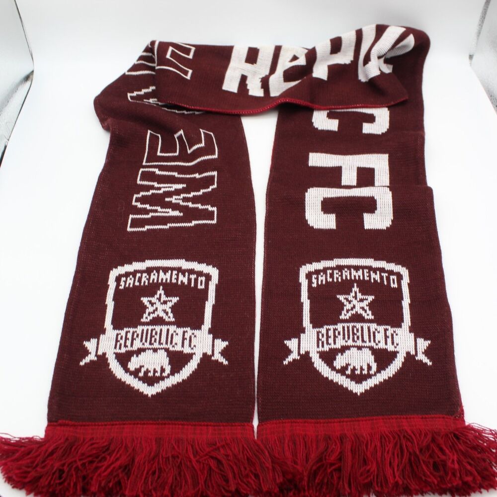 Soccer Sacramento Republic FC We Are Indomitable Member Scarf Ruffneck 2020 Red